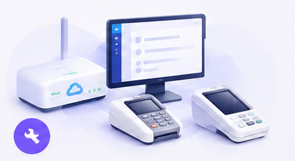 Bestehende Praxis-IT mit Praxis-PC und Kartenterminals